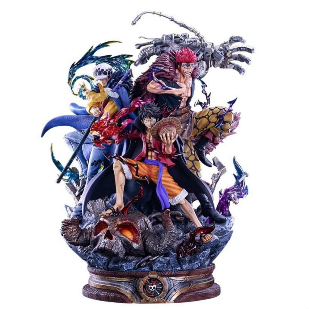 Luffy, Law & Kid – Three Captains of the Worst Generation Diorama Figure | 25 cm