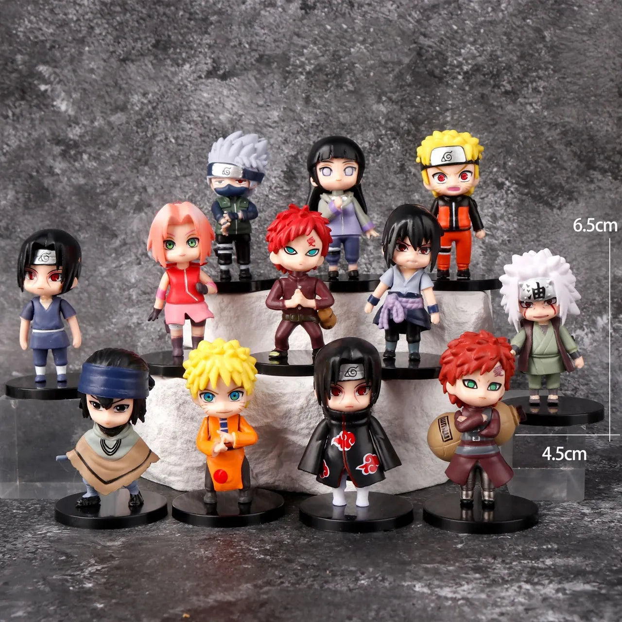 Naruto Chibi Figurines Set of 12