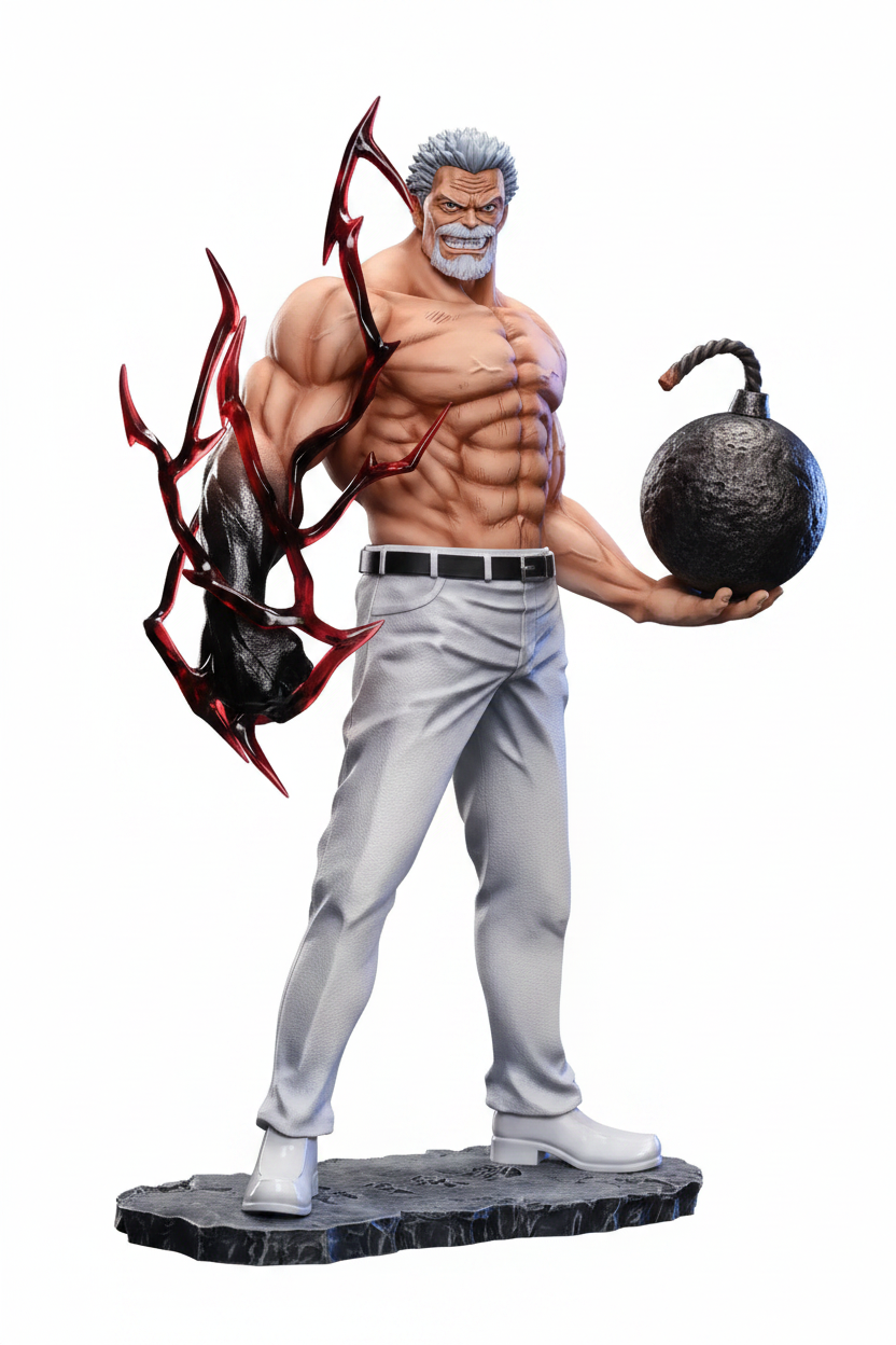 Garp Figure – White BG