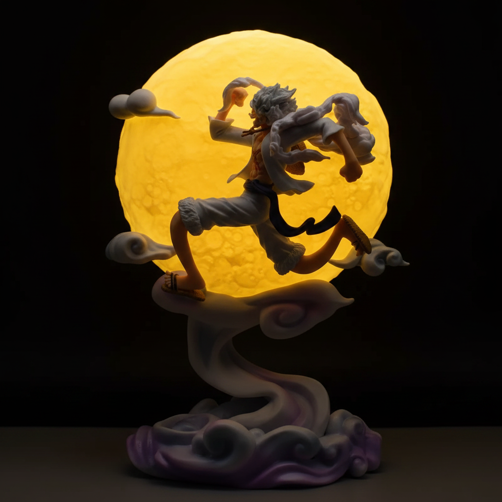Luffy Gear 5 Moon Lamp – Night Glow Shot