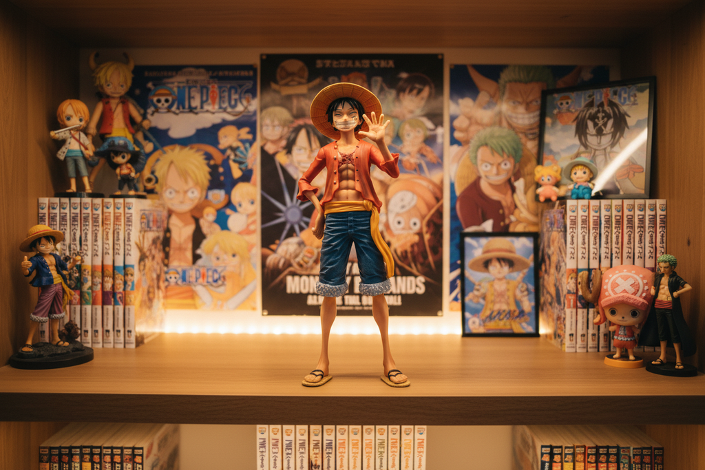 Monkey D. Luffy Figurine – Fan Room Lifestyle Shot