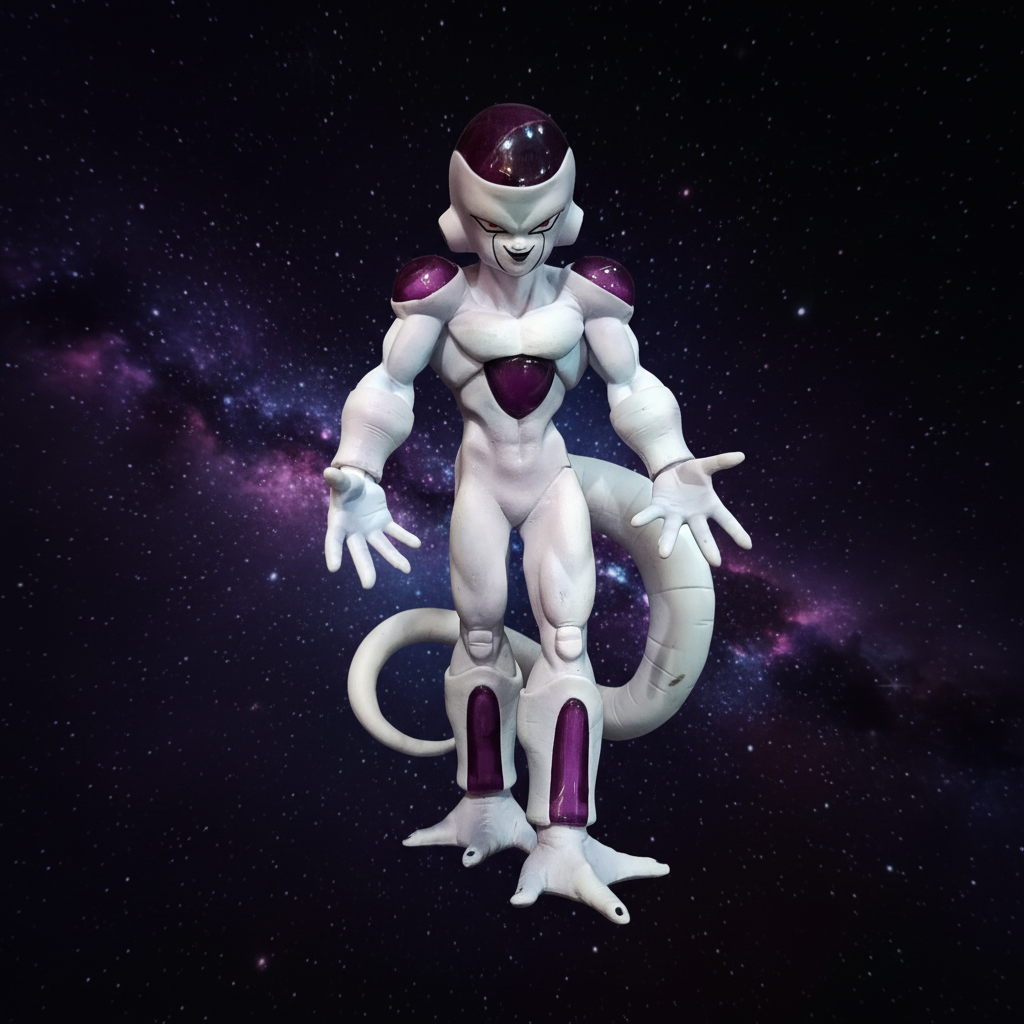 Frieza Figurine - cinematic villain shot