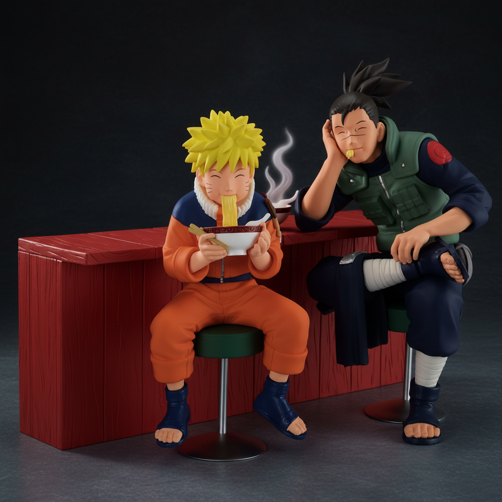 Naruto & Iruka - Studio Shot