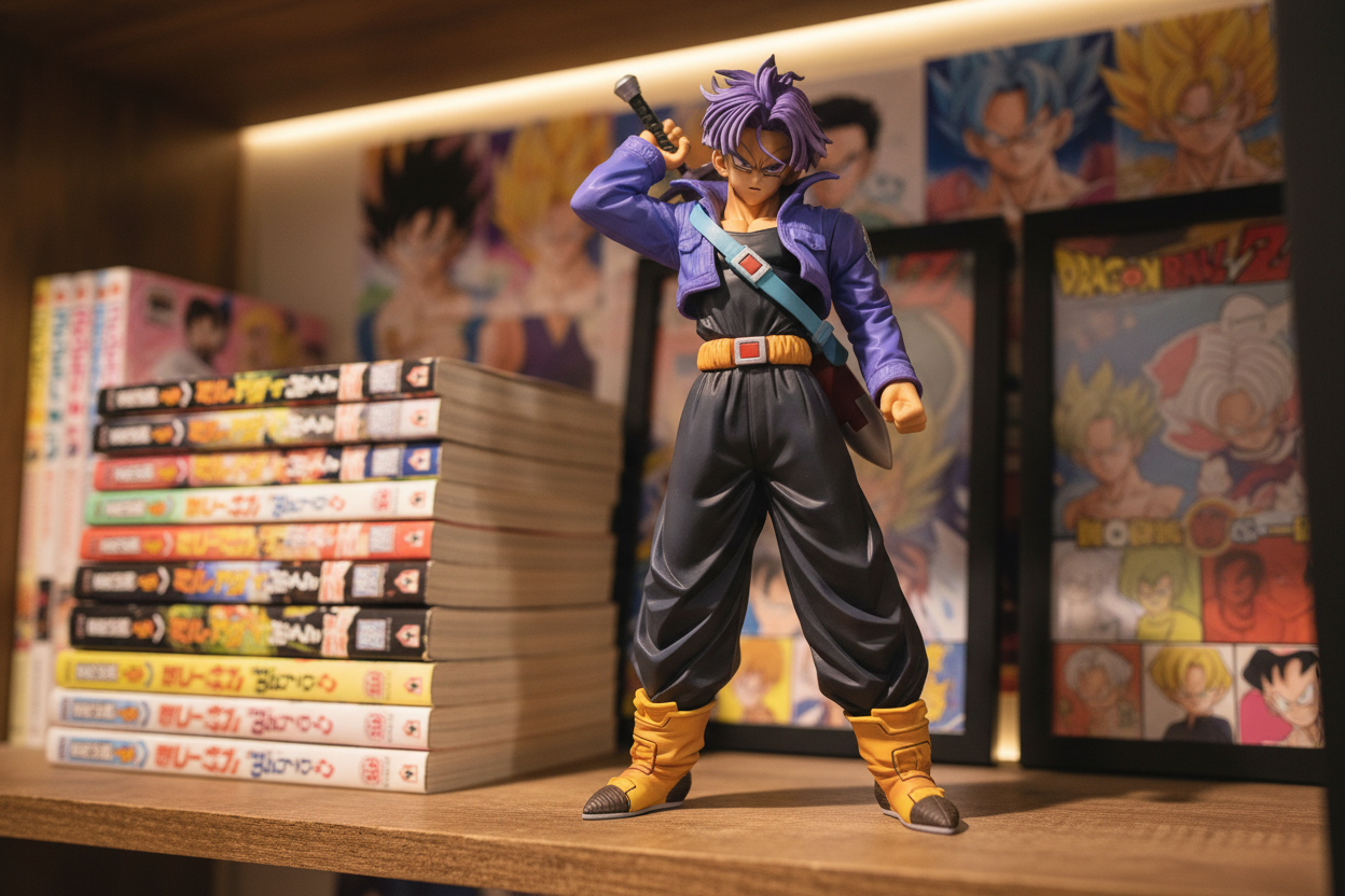 Trunks Figurine - Large Display in Anime Fan Room