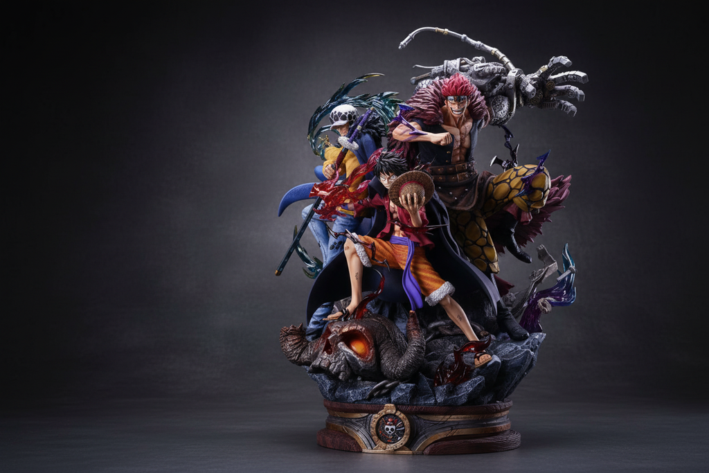 Three Captains Diorama – Side Angle Display Shot