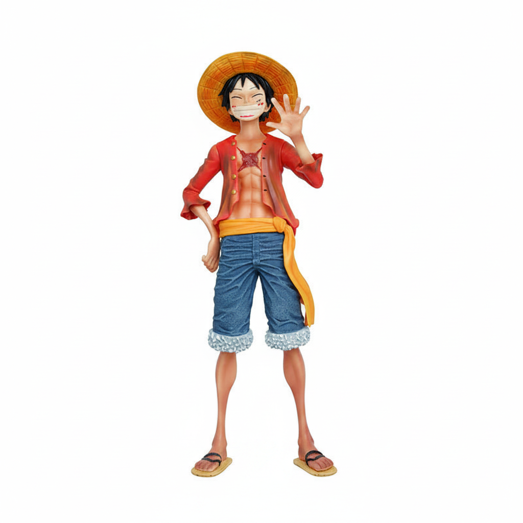 Monkey D. Luffy Figurine – Front View, No Base