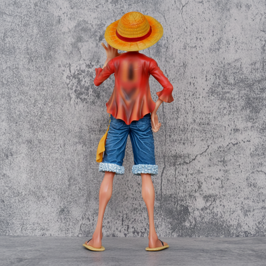 Monkey D. Luffy Figurine – Back View, No Base