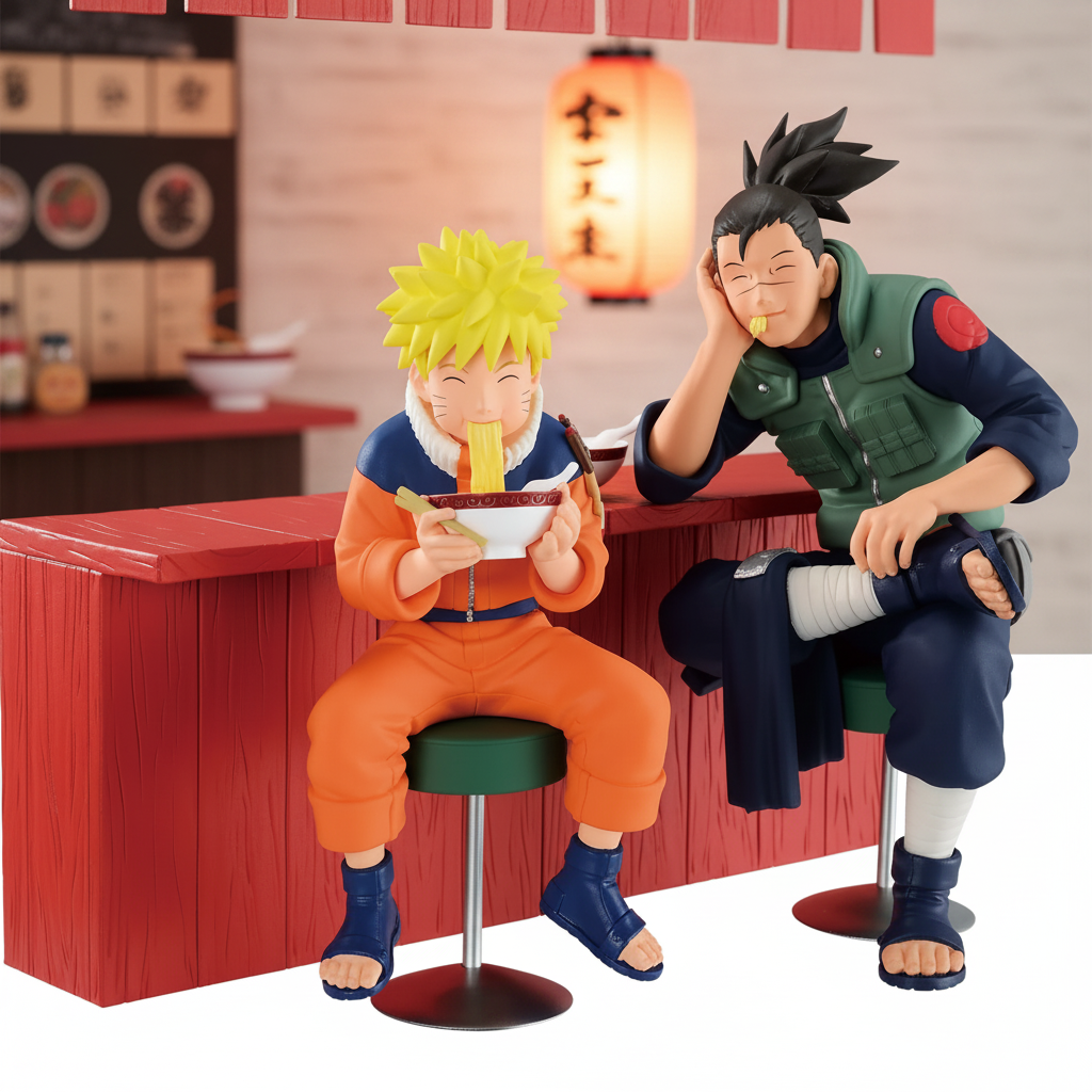 Naruto & Iruka - Clean Focus Shot