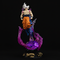 Ultra Instinct Goku LED Figurine - dramatic studio shot