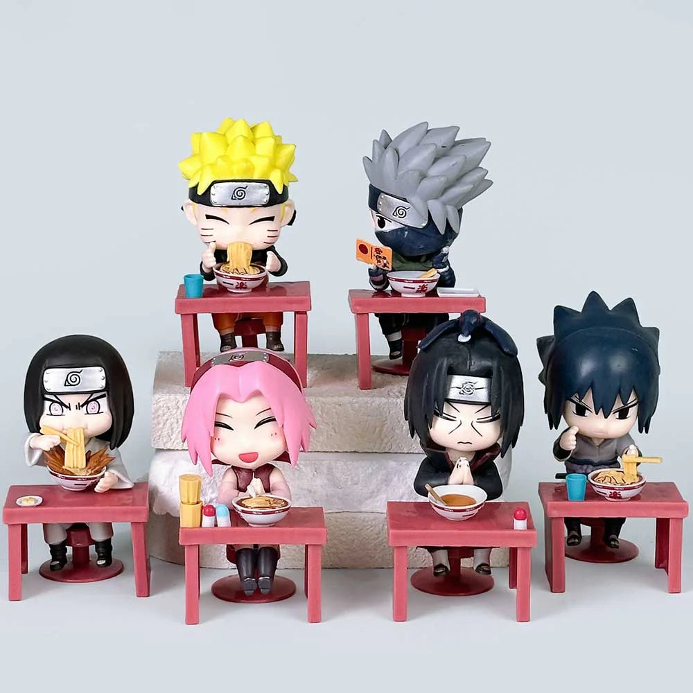 Naruto 6-Figurine Dining Set
